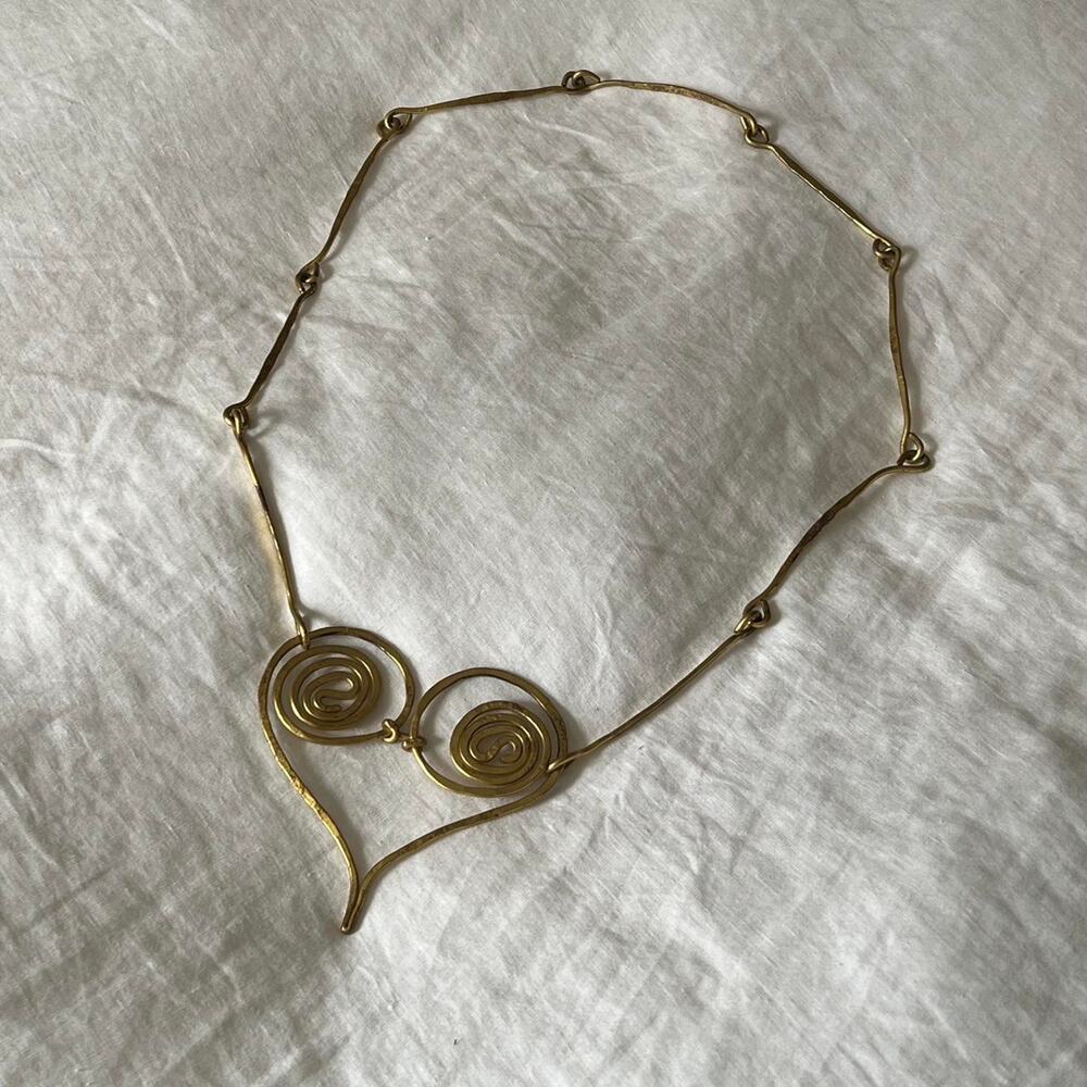 Holy Grail Gold Festival Statement Necklace
